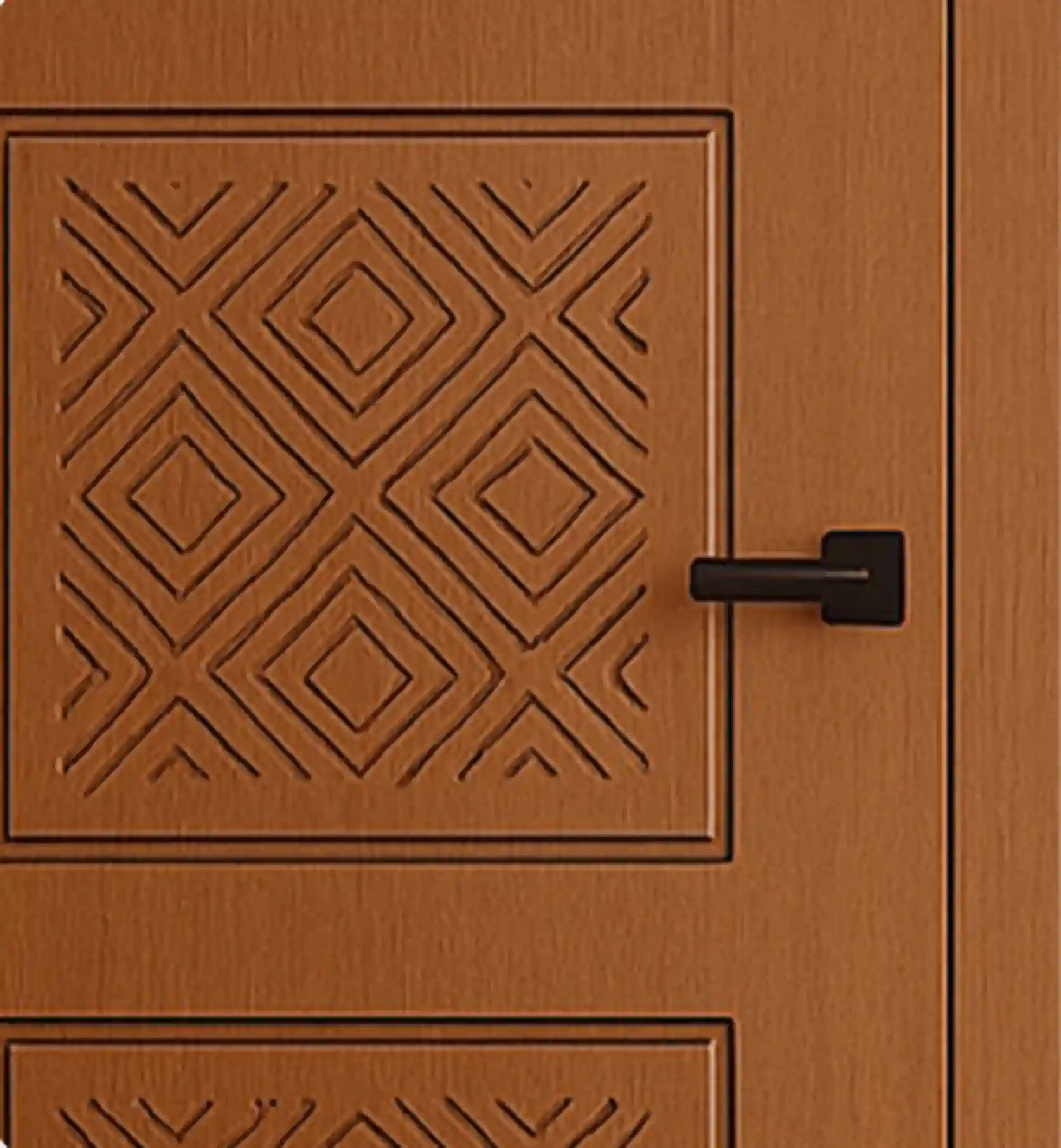 أبواب بسطح محفور (CNC)